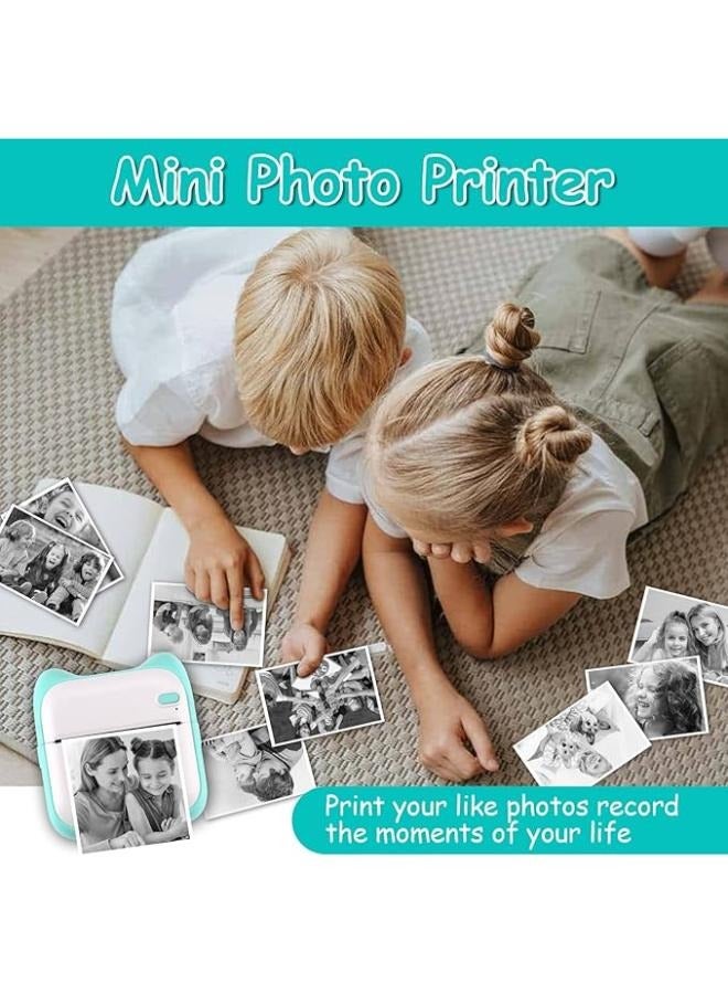 Executive LLC Mini Wireless Thermal Printer for iPhone and Android Handheld Bluetooth Thermal Printer with Sticker White Printing for Memo DIY Photo Journal List  - Image 3