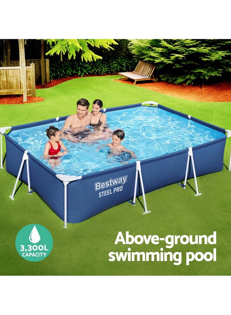 Bestway Steel Pro™ Rectangular Pool 3.00 m x 2.01 m x 66 cm - Summer fun in your garden - Image 2