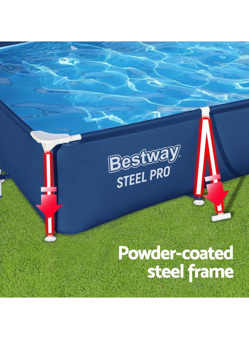 Bestway Steel Pro™ Rectangular Pool 3.00 m x 2.01 m x 66 cm - Summer fun in your garden - Image 3