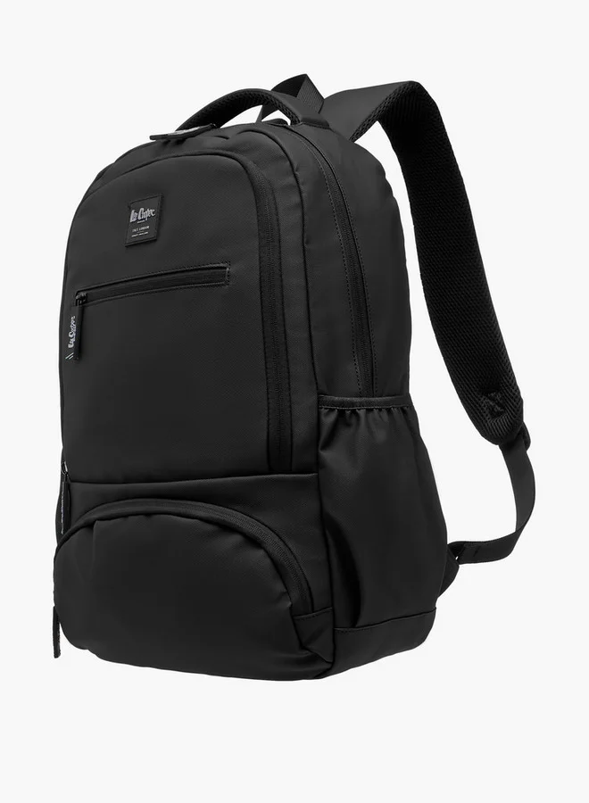 لي كوبر Boys Solid Backpack with Adjustable Straps and Zip Closure - 33x48x14 cm