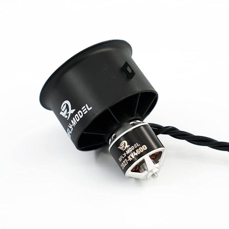 XFLY-MODEL 50mm 12 Blades EDF Ducted Fan with 4S 2627-KV4600 Brushless Outrunner Motor Model Jet Aircraft - Image 3
