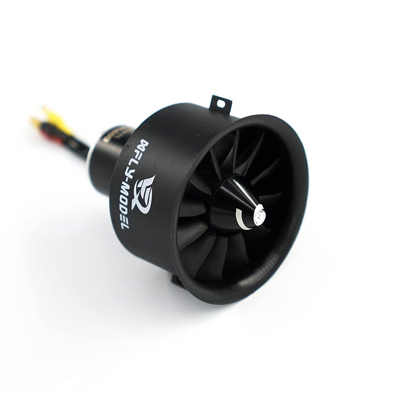 XFLY-MODEL 50mm 12 Blades EDF Ducted Fan with 4S 2627-KV4600 Brushless Outrunner Motor Model Jet Aircraft - Image 5