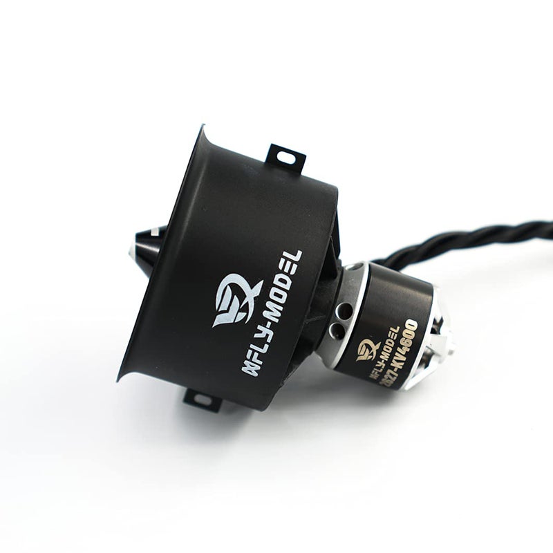 XFLY-MODEL 50mm 12 Blades EDF Ducted Fan with 4S 2627-KV4600 Brushless Outrunner Motor Model Jet Aircraft - Image 1