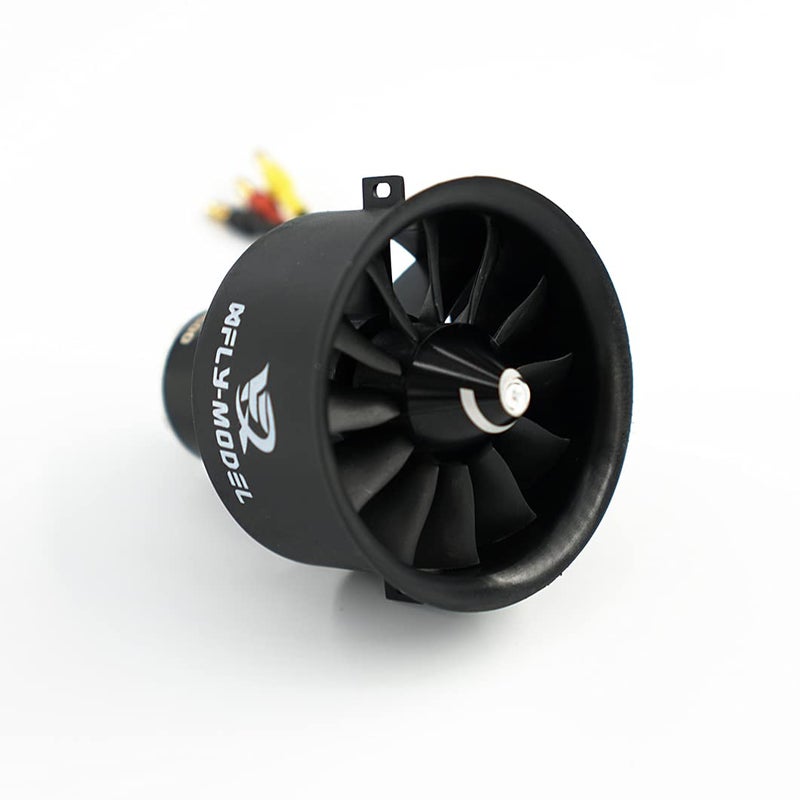 XFLY-MODEL 50mm 12 Blades EDF Ducted Fan with 4S 2627-KV4600 Brushless Outrunner Motor Model Jet Aircraft - Image 2