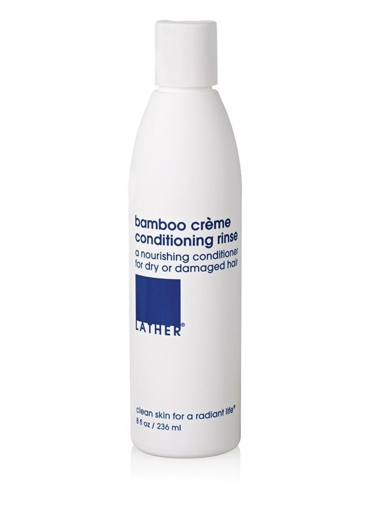 LATHER Bamboo Creme Conditioner - Hydrate Scalp on Dry or Damaged Hair - Light Weight & Non-Greasy Formula - Gentle Daily Hair Detangler Conditioner for Dry Hair - Sulfate Free - 8 Fl Oz Bottle - pzsku/Z10B28916C7A6E1114583Z/45/_/1738983098/afafdab7-ee65-4e92-9ae9-d76ad1761fe1