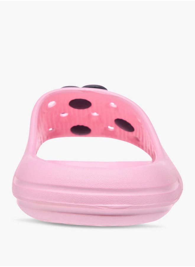 SMILEY Girls World Applique Slip-On Slides  - Image 4