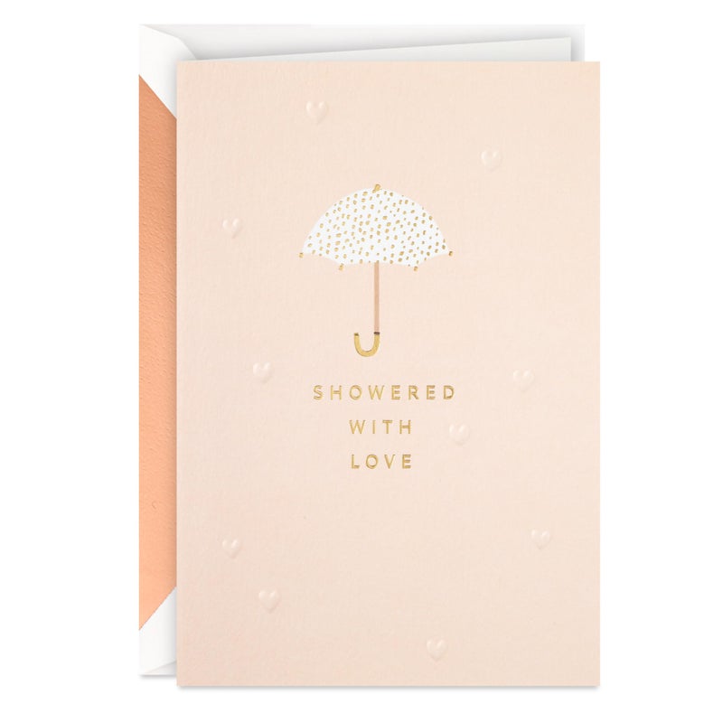 Hallmark Signature Bridal Shower Card (Showered with Love) - Image 1