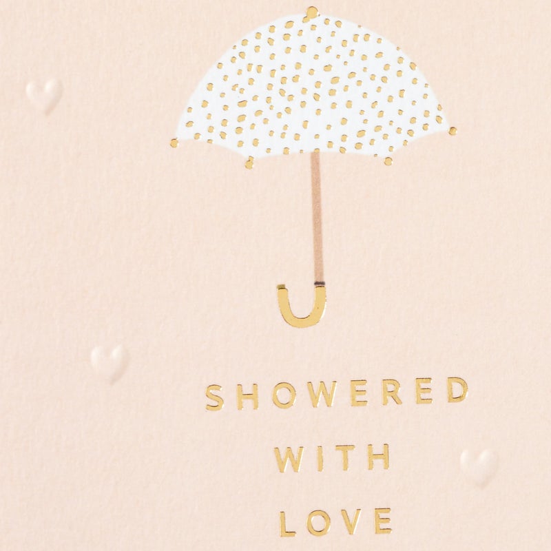 Hallmark Signature Bridal Shower Card (Showered with Love) - Image 4