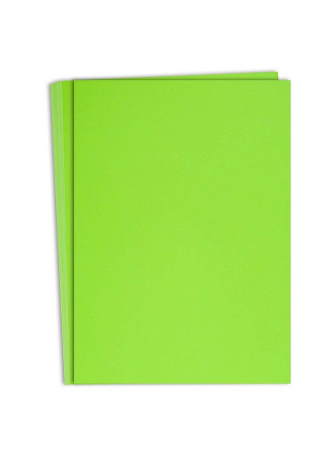 Hamilco ورق كرافت ملون 8.5" × 11" لون أخضر ليموني 50 حزمة - Image 2