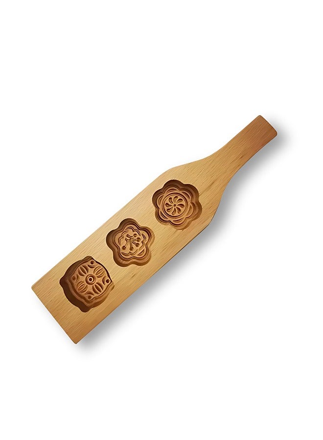 Feelings Maamoul Wooden Triple Assorted Design  - Image 1