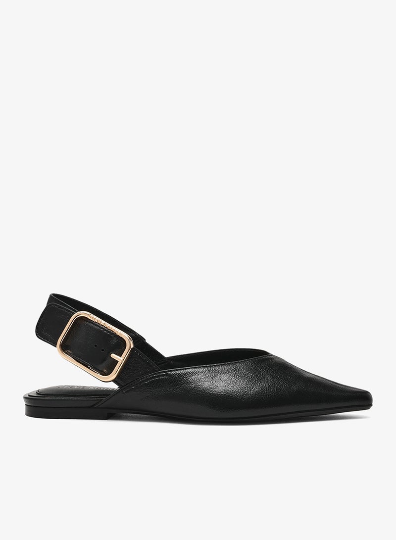 STEVE MADDEN SIANNA Textured Slingback Flats - Image 1