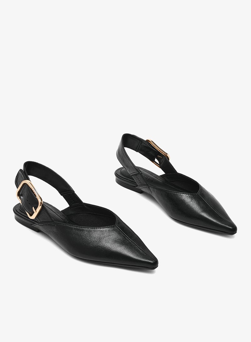 STEVE MADDEN SIANNA Textured Slingback Flats - Image 2