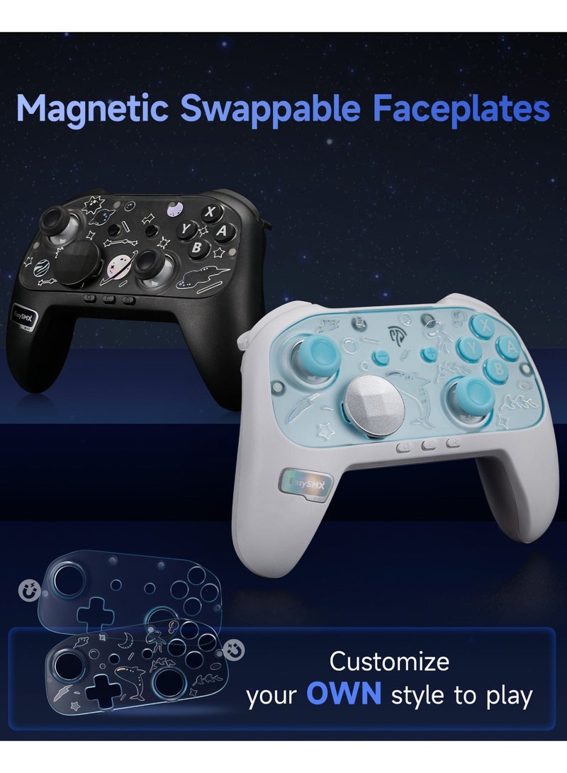 إيزي إس إم إكس وحدة تحكم S10 Bluetooth السلكية TMR Joystick RGB متوافقة مع Switch 2/الكمبيوتر الشخصي/الهاتف/التلفزيون/Steam وNFC وGyro وHD Rumble - Image 5
