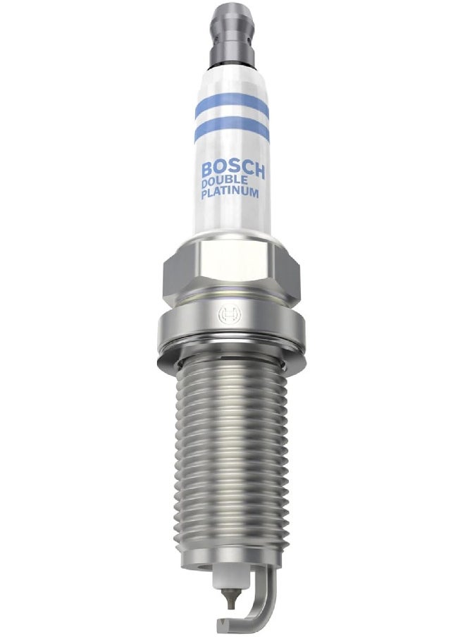 BOSCH BOSCH FR7NPP332 Double Platinum Spark Plug - Up to 3X Longer Life for Select BMW 128i 323i 325i 325xi 328i 328xi 330i 330xi 525i 525xi 528i 528xi 530i 530xi X3 X5 Z4 xDrive and Saab 9-3 (Pack of 1)  - Image 2