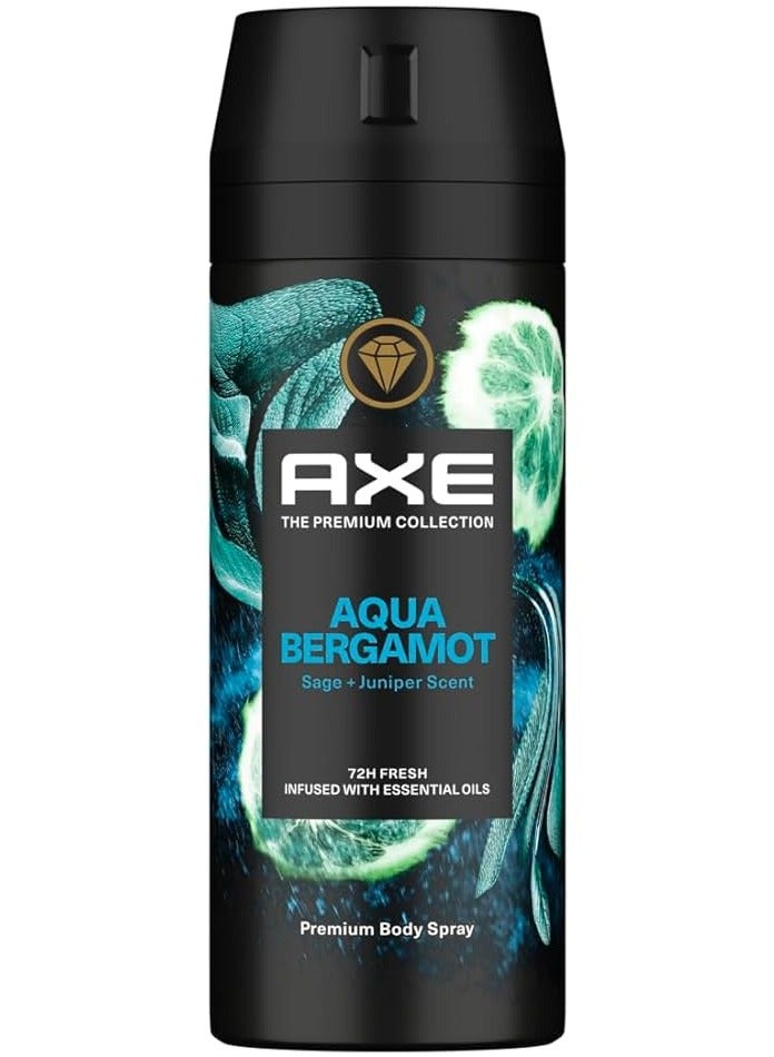 أكس  بخاخ الجسم ذا بريميوم كوليكشن أكوا برغموت - 150 مل