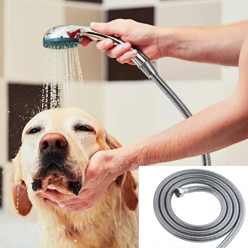 SHOWAY 1.5m Shower Hose Stainless Steel Flexible Handheld Showerhead Replacement Hose - Image 5