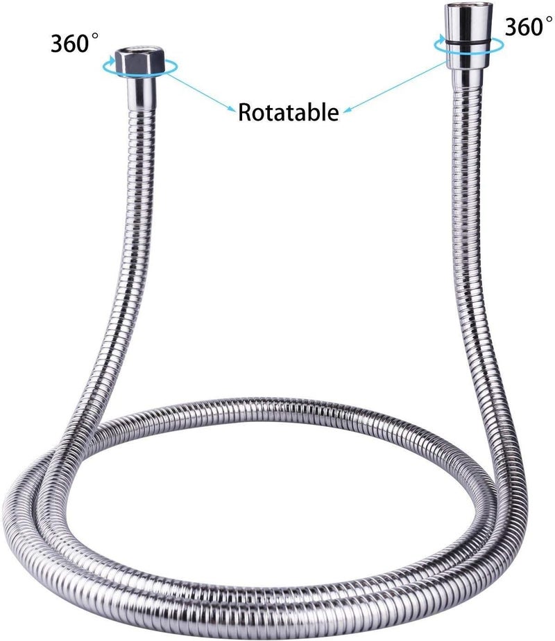 SHOWAY 1.5m Shower Hose Stainless Steel Flexible Handheld Showerhead Replacement Hose - Image 4