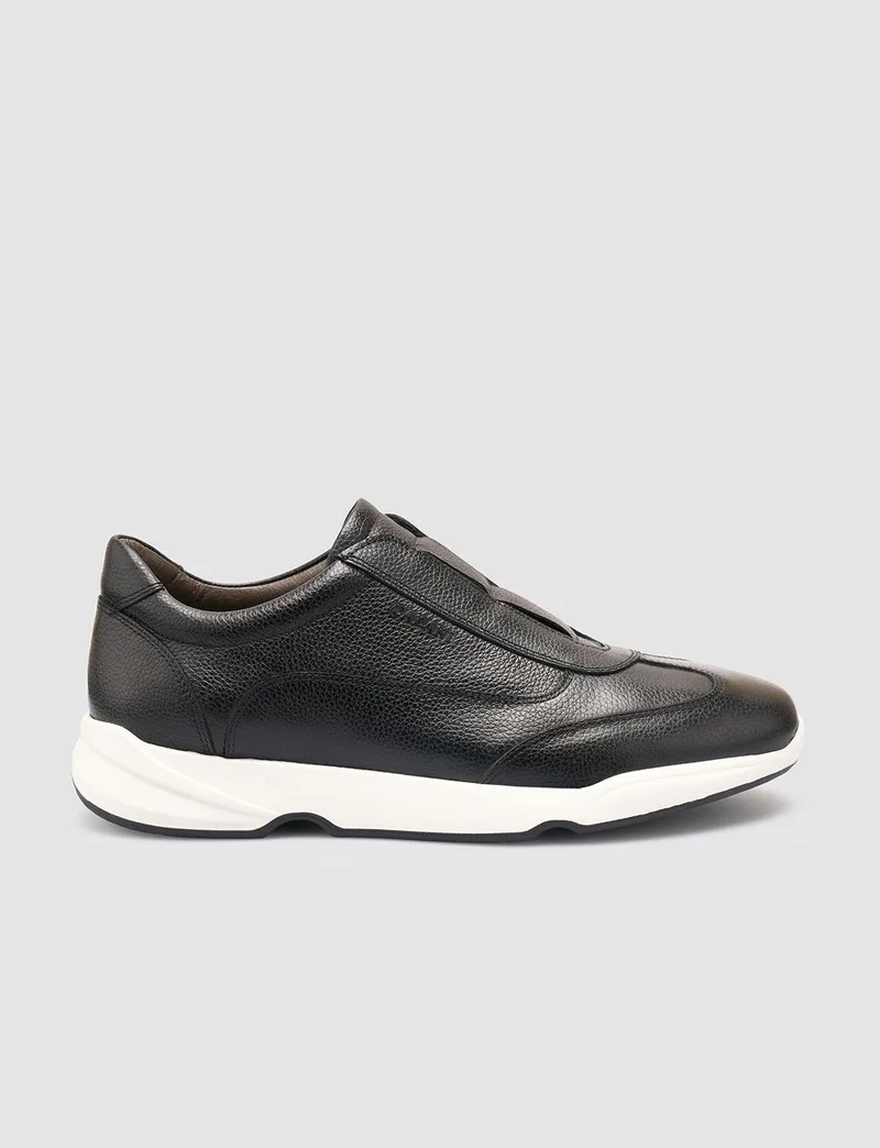 كاباني Leather Black Men's Sports Shoes