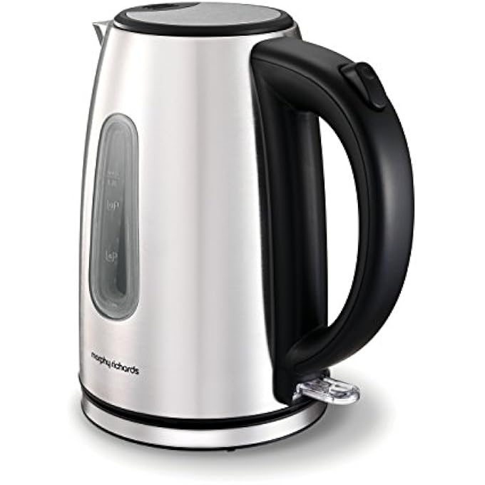 morphy richards Equip Brushed Jug Kettle Silver 17L 102773 - Image 5