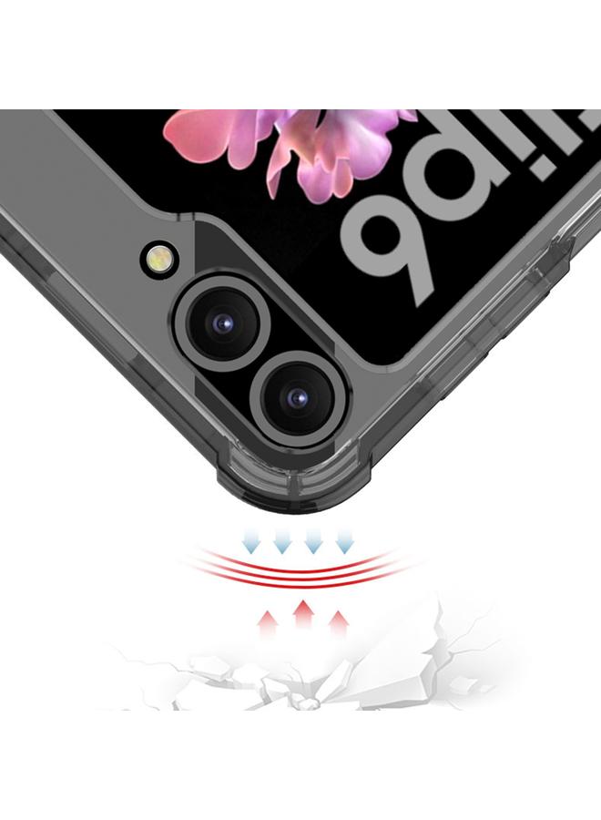 إيروريكس جراب هاتف Samsung Galaxy Z Flip6 / Flip7 Fe بحلقة هوائية مع تغطية كاملة وفيلم مقوى (برتقالي) - Image 3