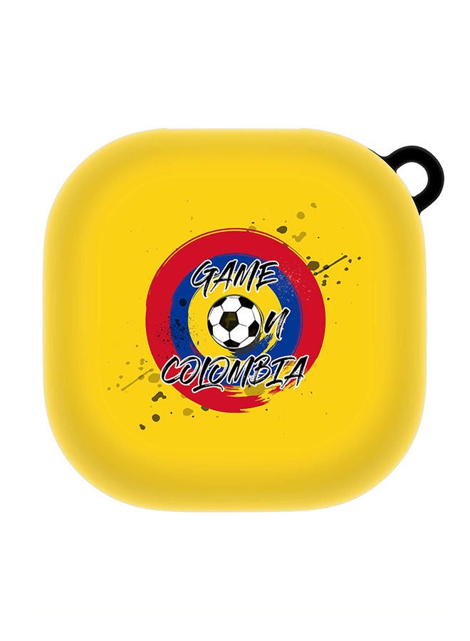 Stylizedd StylePods Custom Case Samsung Galaxy Buds Pro (2021) / Buds Live Case With Anti-Lost Keychain - Game on Colombia - Image 1