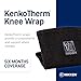 Nikken KenkoTherm Knee Wrap Extra Large 1844 Support with Ceramic Reflective Fiber for Running Weightlifting and Basketball Men and Women - Image 4