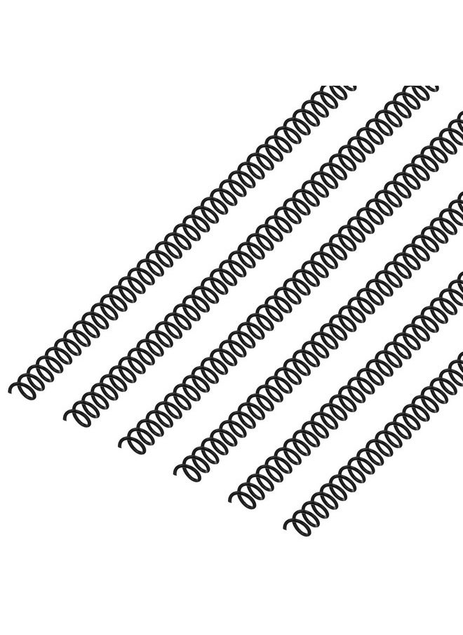 Leinuosen Leinuosen 120 Pack Plastic Spiral Binding Coils Binding kit Spirals Multi Size Spiral Binding Spines Binder Combs Spines (Black,5/16 Inch)  - Image 1