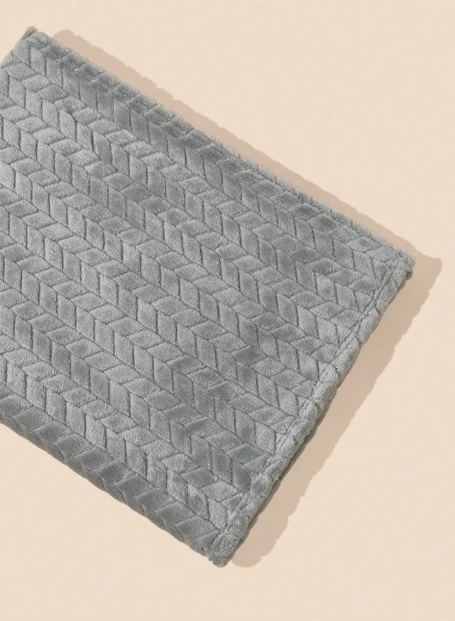 Hanayo Baby Blanket Flannel Cozy Throw Blankets for Newborn Infant and Toddler Super Soft and Warm Receiving Baby Blanket for Boys and Girls(Grey) - Image 4