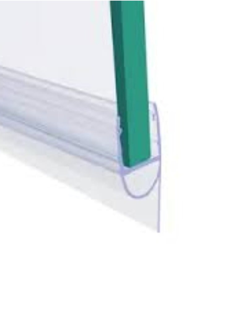 KNP - KNP Round Lip Glass Door Seal in 12mm is designed to provide a secure and effective seal for glass doors, offering protection against drafts, dust, and moisture. - Image 1