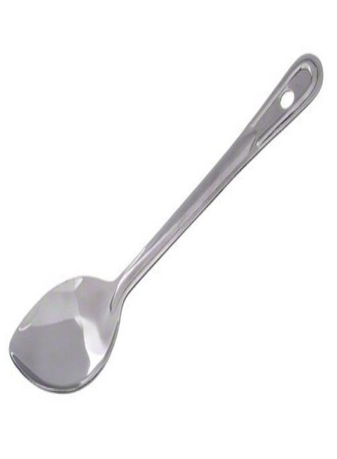 Great Credentials Stainless Steel Solid Basting Serving Spoons, Commercial Restaurant Grade, 11-inch - Image 1