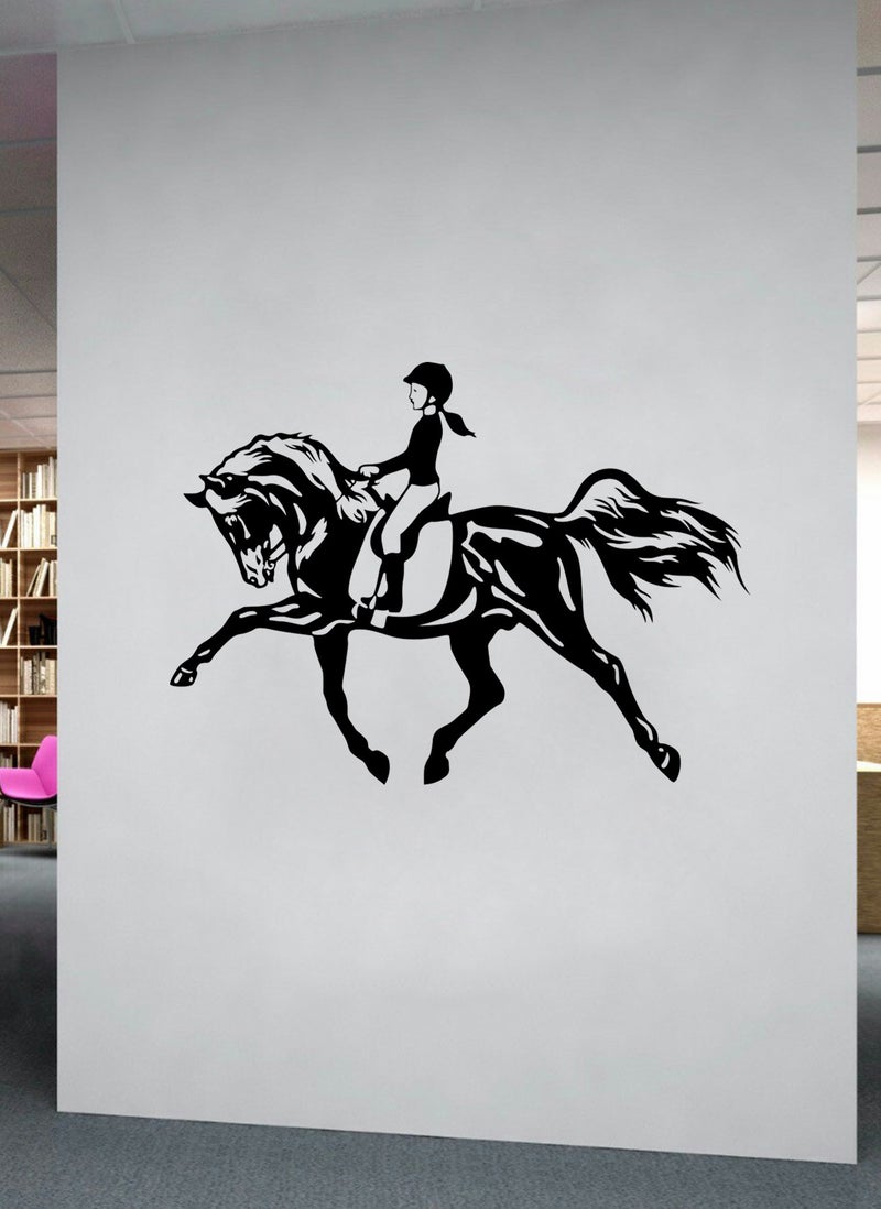 Spoil Your Wall Horse Jockey Wall Decal - Wall Arts Home Décor - Wall Sticker - 80x5 cm by Spoil Your Wall - Image 2