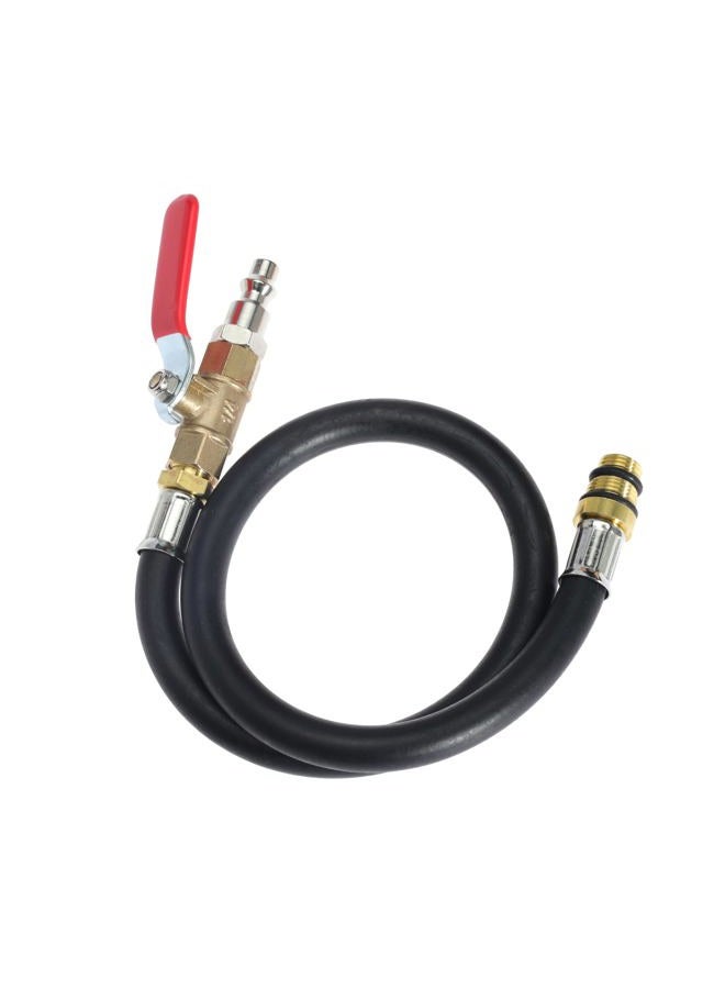 Seweder Engine Air Valve Holder Pressure Pipe with Ball Valve M12 M14 Thread to 1/4 NPT Cylinder Leakage Testing Assistant Tool for Ford for Mustang for GM LS1 LS2 LS3 4.8 5.3 6.0 Trucks - Image 1
