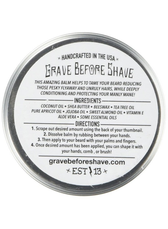 GRAVE BEFORE SHAVE ™ Cigar Blend Beard Balm (Cigar/Vanilla Scent) (2 Oz.)