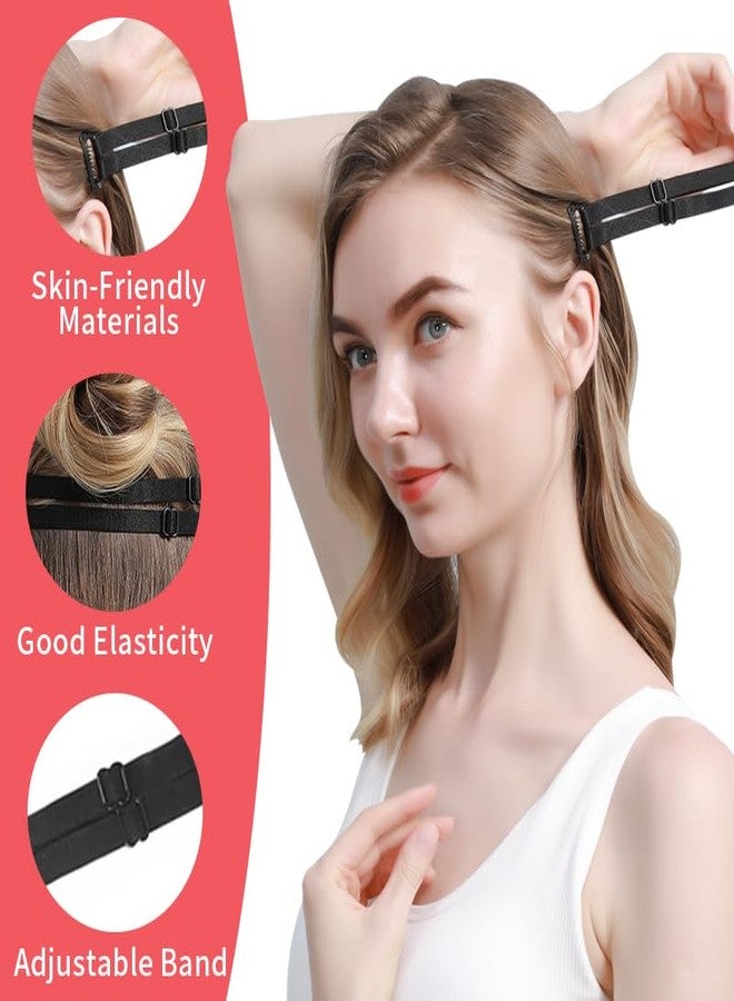 4 Pcs Facelift Bands with Clips Patch Straps Adjustable Instantly Hairpin Facial Lifting Bands Facelift Bands Reusable Lifting Saggy Skin Patch Elastic Bands for Facial Wrinkles crow's feet - Image 5