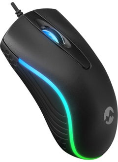 Everest SM-M9 USB Wired Black 3D Optical LED Mouse  - Image 1