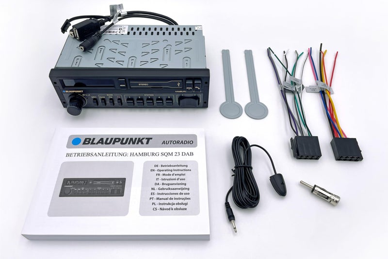 Blaupunkt راديو السيارة الرجعي Blaupunkt Hamburg SQM 23 DAB: تصميم الثمانينات مع تقنية حديثة، DAB+، بلوتوث، ودعم USB - Image 3
