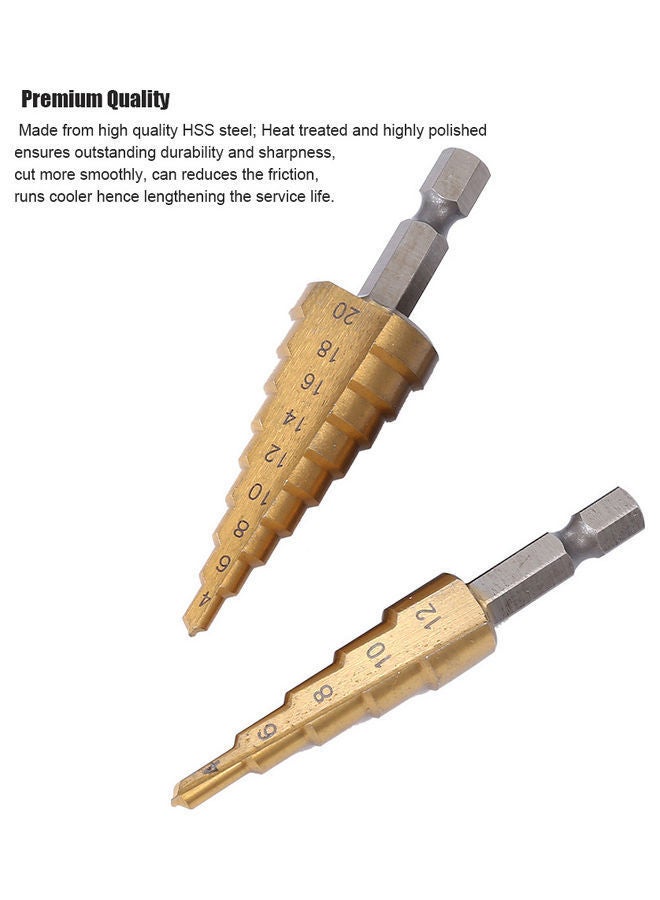 نيبمينينت لقمة مثقاب HSS ذهبي - Image 4