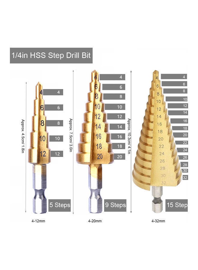 نيبمينينت لقمة مثقاب HSS ذهبي - Image 2
