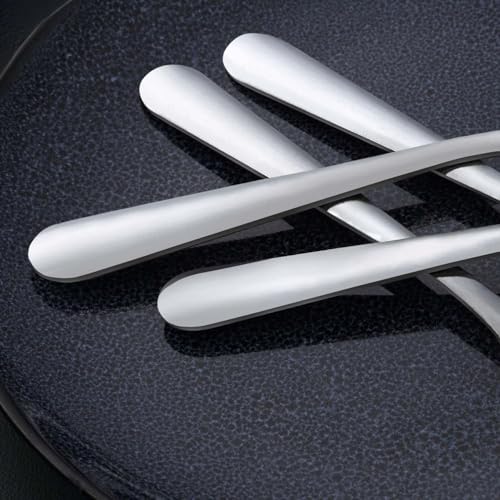 Unokit Dinner Spoons Set Silverware - 24-Piece (6.7 inch) Stainless Steel Spoon, Dessert, Table, Silverware Spoons Only for Home, Kitchen or Restaurant - Mirror Polished, Dishwasher Safe - Image 4