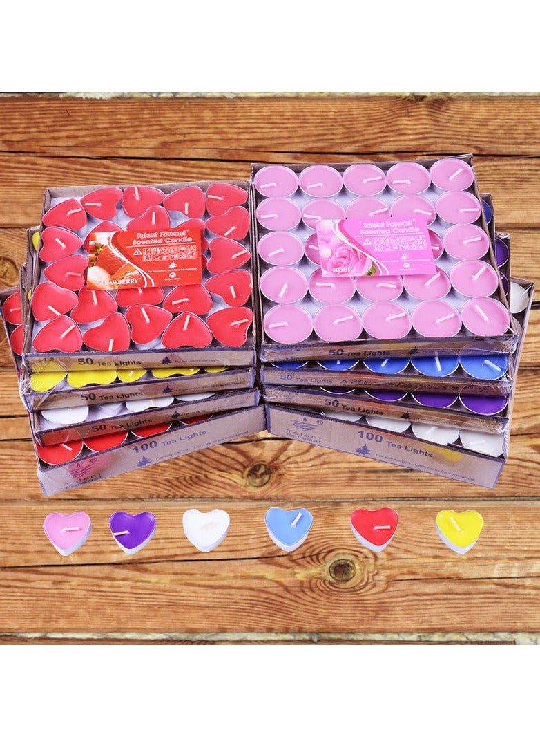 general Tea Light Scented CandlesTotal 200 PCS Set - Image 2