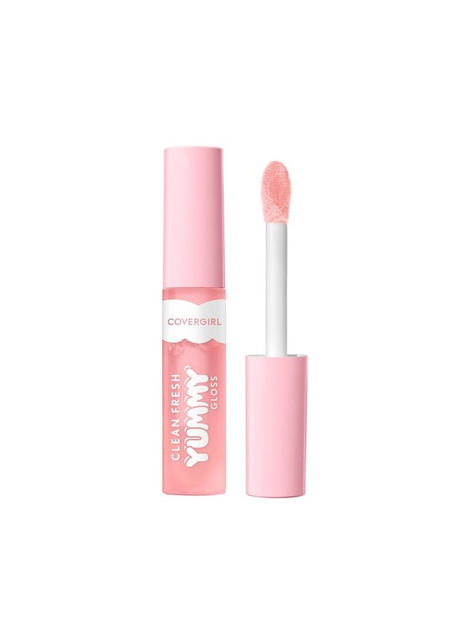 CoverGirl ملمع شفاه Clean Fresh Yummy Gloss Daylight Collection مرطب لامع بتركيبة نباتية Sunshine Rays 20 0.33 أونصة  - Image 1