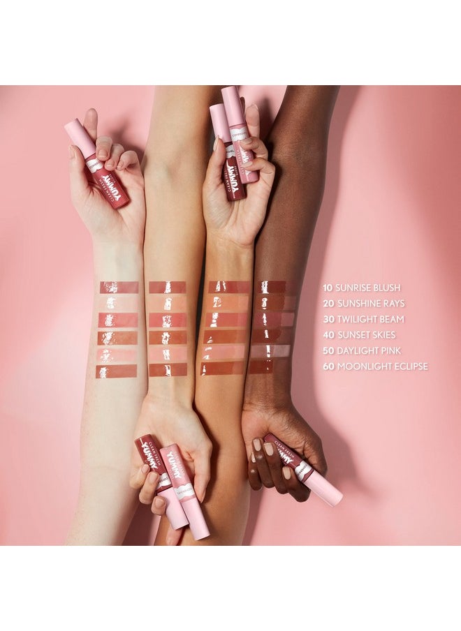 CoverGirl ملمع شفاه Clean Fresh Yummy Gloss Daylight Collection مرطب لامع بتركيبة نباتية Sunshine Rays 20 0.33 أونصة  - Image 5