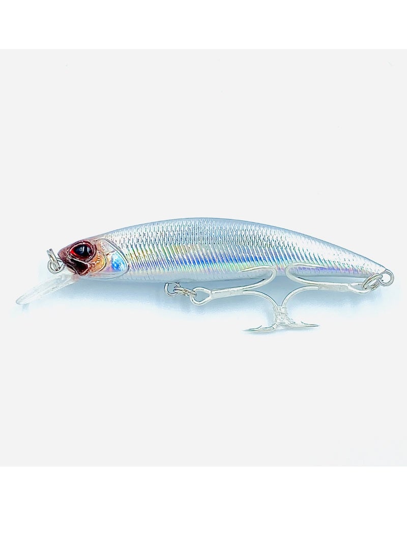 oakura Brute Fishing Lure Bkk Triple Hook - 90Mm Length, 19G Weight, Vibrating Sinking Action, Low Air Resistance Design, 10 Mesmerizing Colors  - Image 1