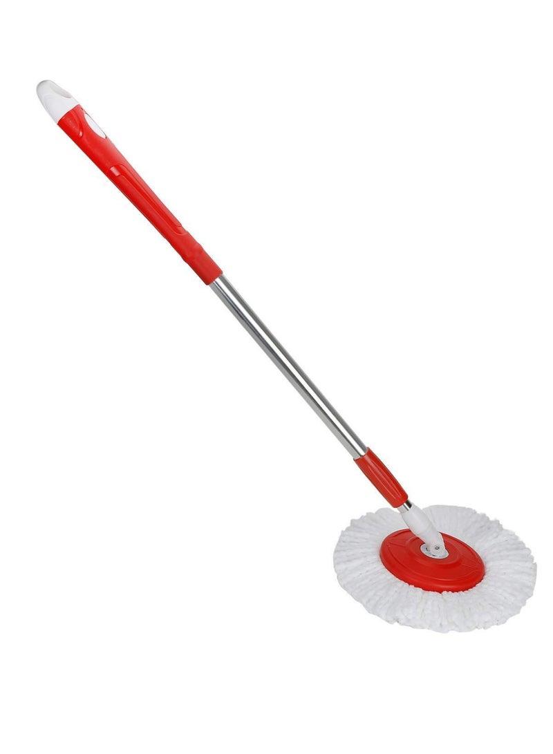 ممسحة دوارة متعددة الاستخدام برأس ميكروفايبر قابلة للتبديل – تنظيف عميق وسهل مع عصا معدنية قابلة للتعديل لراحة أكبر في كل ركن من منزلك - Image 2