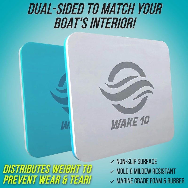 WAKE 10 Step Mat - Waterproof Boat Seat Protector - Prevent Rips in Marine Upholstery and Cushions - Image 4