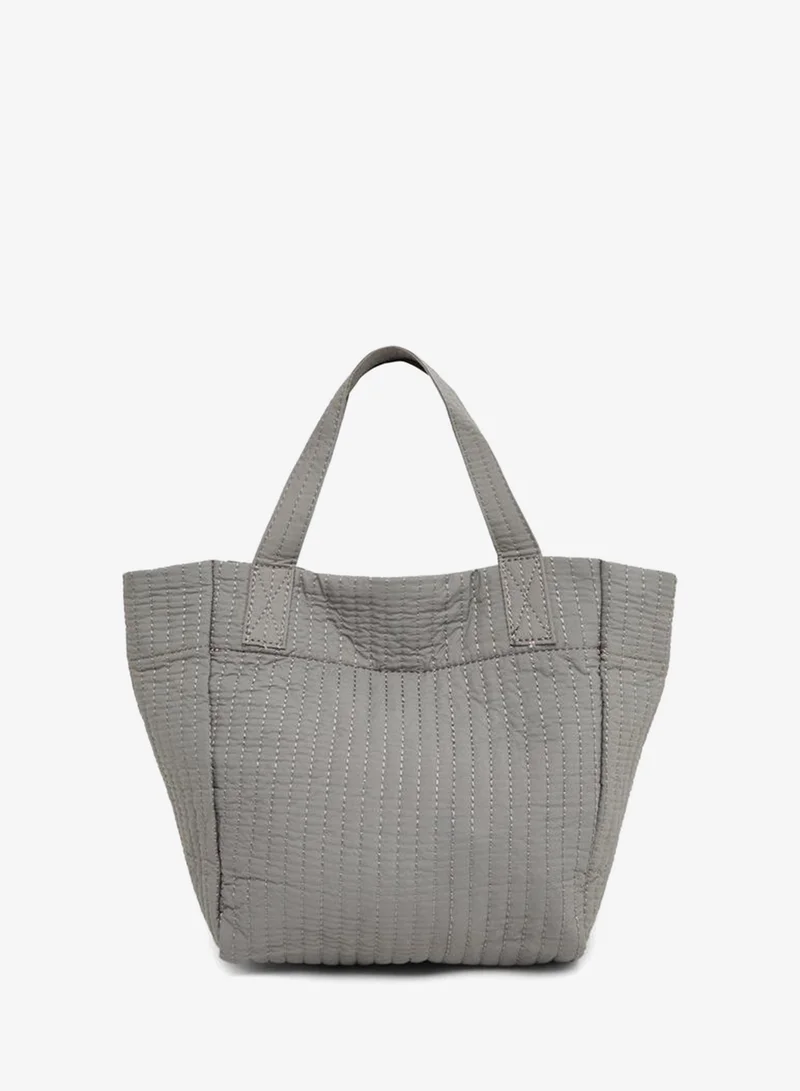 Styli Styli Ribbon and Stitch Detail Tote Bag