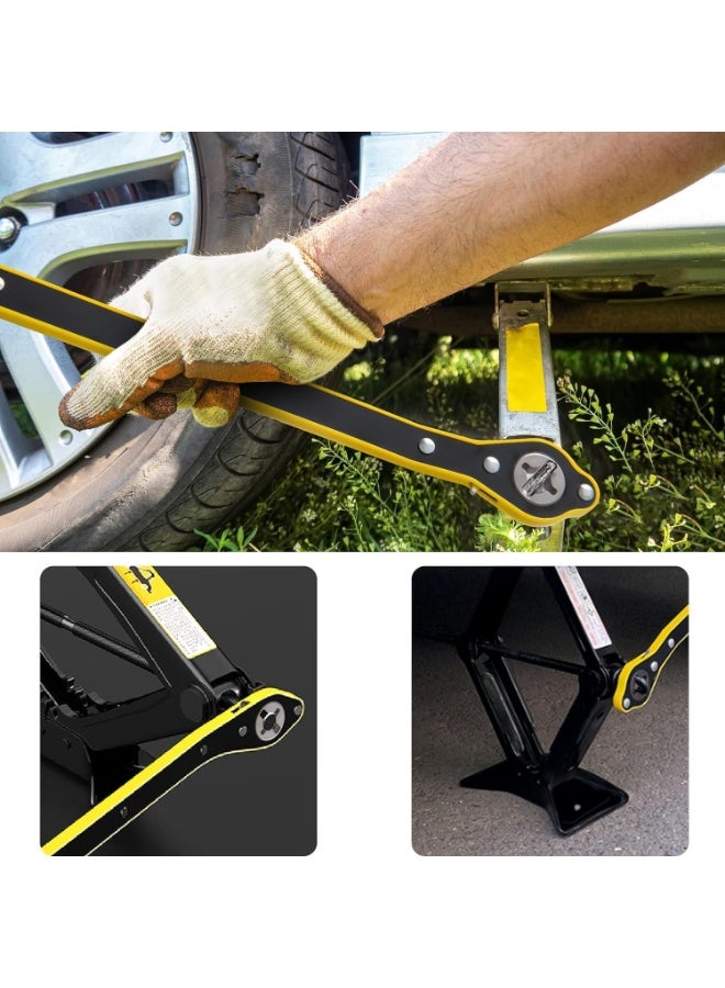 مفتاح عدة بسقاطة عالمي دوار 360° – موفر للمجهود وسهل الاستخدام – أداة عملية لمقبض رفع السيارة وفك وربط الإطارات - Image 5