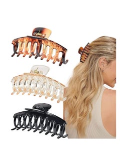 ORiTi Ceetug Hair Claw Clips 8 PCS Large 4.3 Inch Non Slip Claw Clips for Long Thick Hair  - Image 4