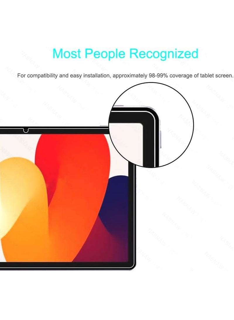 2 Pieces HD Scratch Proof Screen Protector Tempered Glass Compatible with Xiaomi Redmi Pad SE 11-inch 2023 Tablet Protective Film - Image 3