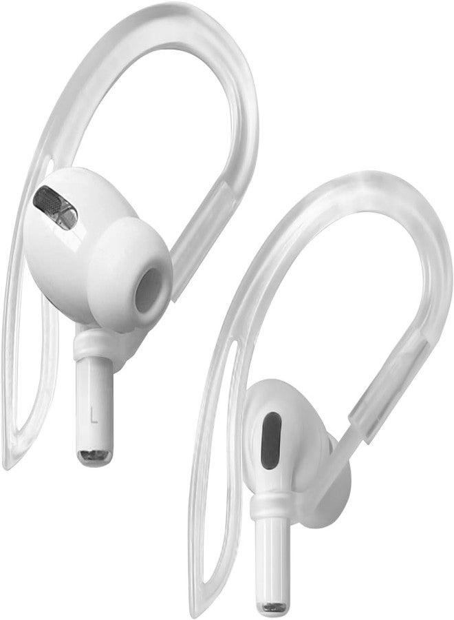 YINVA Ear Hooks Compatible with AirPods Pro 2nd Generation and AirPods Pro [Multi-Dimensional Adjustable] Accessories Compatible with Apple AirPods 3 2 1 Gen(Transparent) - Image 1